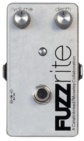 Catalinbread Fuzzrite Fuzz Pedal - Classic Vintage-Style Fuzz Effects with Adjustable Volume and Depth Controls for Guitar and Bass - Perfect for Professional and Amateur Musicians