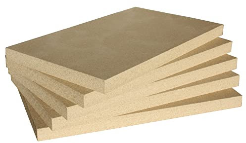 Thermax Vermiculite Platten 500 x 300 mm, 25 mm Stärke, 5er Set