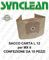 Lot de 10 sacs en papier pour aspirateur Maxicean MX 6 12 l