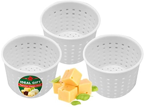Lot de 3 moules à fromage à pâte molle 300 ml PetriStor