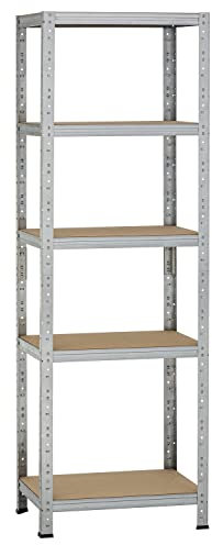 Dysell - CDF Regal 180x60x40 verzinkt - Steckregal Palettenregal Wandregal Schwerlastregal Stahlregal Lagerhaltung
