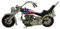 L&P LP42756 Figure | Vintage Blue Motorbike | 1 Piece-32x17x14 cm Accessory, Multicolord