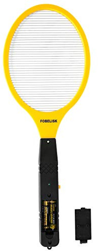 FOBELISK Electric Fly Swatter Racket for Mosquito and Flying Insect Control