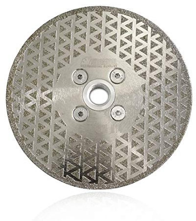 SHDIATOOL Diamant Trennscheibe 125mm mit M14 Flansch Galvanisch Klinge zum Schneiden und Schleifen Granit Marmor Fliese Natursteine