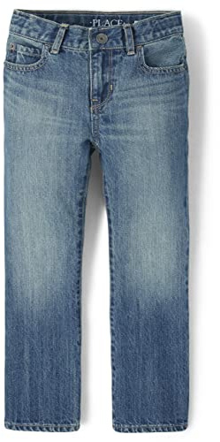 The Children's Place boys Basic Bootcut Jeans, Pierce Wash Single, 16 Slim US