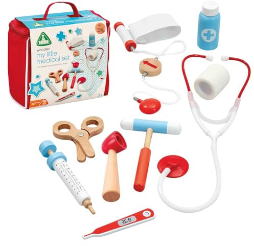 Early Learning Centre My Little Medical Case Playset - Wooden Doctors Play Set For Kids, Ages 3+