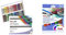 Pentel PHN4-50 Oil Pastels - Pack of 50 & Arts Watercolour Pencil Set - Assorted