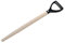 24 Replacement Wood Wooden Shaft D Heavy Duty Handle Garden Fork Spade Shovel