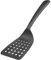 Westmark Spatola per padella, resistente al calore fino a 270 °C/ 518 °F, larghezza superficie di appoggio e bordo appositamente appiattito, plastica, Gentle, nero, 28372275, 310 x 93 x 35 mm