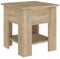 vidaXL Couchtisch mit Ablage Beistelltisch Wohnzimmertisch Kaffeetisch Sofatisch Teetisch Tisch Wohnzimmer Sonoma-Eiche 40x40x42cm Holzwerkstoff