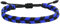 JENDEAR SHINE Men's Braided Rope Bracelet, Plaid Pattern Hand Braided Adjustable Nylon Bracelet, Birthday Friendship Gift for Men.