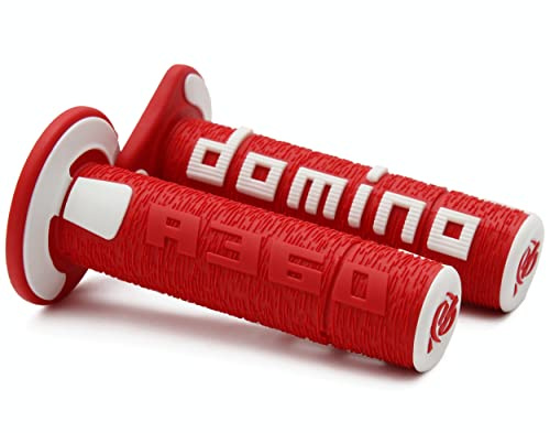 G2 Ergonomics Coppia Manopole Rosso/Bianco Unisex Erwachsene, Rot Weiß, Einheitsgröße