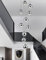 Kinbolas Treppenhaus Pendelleuchte 10 Glas Kugel LED Moderne Pendellampe Kristall Hängeleuchte Höhenverstellbar Kronleuchter Für galerie Wohzimmer Esstisch,Treppe,Flur Deckenleuchte Hängelampe,Silber