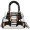 Steve Madden Damen Top Handle Diego Crossbody mit Tragegriff Oben, Schwarz/Braun