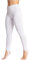 Bellivalini Damen Thermoleggings Leggings mit Fütterung Winterleggings mit Steigbügel BLV50-274 (Weiß, L)