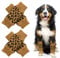 Hundebeinwärmer, 4 Stück, warme gestrickte Haustier-Beinsocken, Leopardenmuster, Hundebein-Ellbogenschutz für Kätzchen, Welpen, kleine, mittelgroße Hunde, Katzen (M)