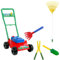 AAMEN Toy Garden Mower Set, Children’s Gardening Tools Kit Play Set, Perfect Outdoor Toys for Toddlers and Kids Ages 3-8