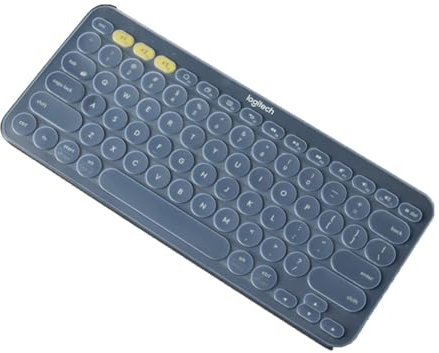 Tastaturabdeckung, ultradünn, Silikon, für Logitech K380, Tastaturabdeckung für Logitech K380 kabellose Tastatur, wasserdicht, staubdicht, Tastatur-Hülle (transparent)