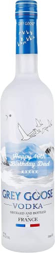 Personalised Bottle of Grey Goose Vodka 70cl (No Gift Box)