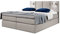 Generisch Boxspringbett LARIS für Schlafzimme (Beige - Raquel 03, 200 x 200)