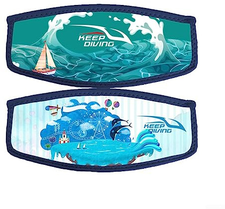 Elastisches Haarband zum Schnorcheln, zum Tauchen, Surfen, Schwimmen (Insel)
