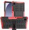 XITODA Funda para Samsung Galaxy Tab A9 8,7 pulgadas 2023 - Protección de silicona & PC Duro Stand Funda para Samsung Galaxy Tab A9 SM-X110/SM-X115/SM-X117 Tablet,Rojo