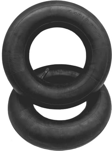 2 Stück 4.10/3.50-6 (13 x 4.00-6) Schlauch mit geradem TR13 Ventilschaft, robuster Ersatz für Sackkarren, Schubkarren, Rasenmäher, Mehrzweckwagen, für 4.10/3.50-6.350/400-6, 3.50-6, 4.10-6 Räder