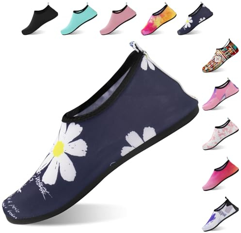 FANWINKJ Water Socks,Yoga Socks, Anti-Slip Breathable and Stylish Water Socks for Beach, Sports, Surf, and Swim, Men and Women