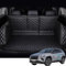 JXTTJ VollstäNdige Einkreisung Kofferraummatte Kofferraumwanne für Hyundai Tucson NX4 Hybrid N Line 2021 2022 2023 2024 2025, rutschfest Kratzfestem Leder Kofferraummatten,All-Black