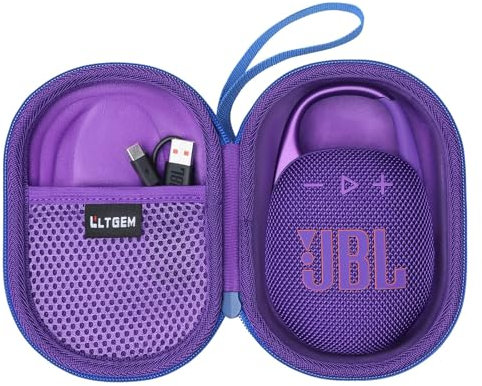 L LTGEM Hard Case for JBL CLIP 5 Speaker, JBL CLIP 4 Speaker - Portable Travel Bag (Case Only)