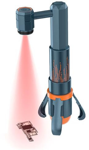 CHANGLKJ Infrared Rapid Diagnostic Camera, PCB Thermal Imager with 256 * 192 High Resolution, One-key Quick Search Function and Bracket Adjustable Flexibly, for Motherboard Repair, Data Recovery