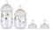 Mepal - Biberons Starterset Mio - Set de 3 - Anti-colique - Conception spiralée pour éviter les obstructions - Silicone de grade médical - 165 + 240 ml - Sunshine & Rainbow