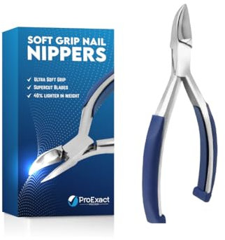 Professional Surgical Steel Nail Clippers & Nippers – 13cm Curved Blades Precision Tools Catch, Reusable Ingrown Toenail Care, Cuticle Trimming, Complete Nail Maintenance