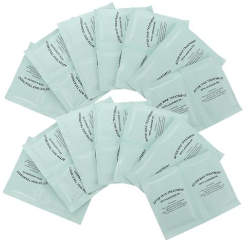 FRCOLOR 30stücke Post Wax Oil Wipes Wachsentferner Tücher Nachbehandlung Hautpflege Pads Für Gesicht Und Körper Schnell Reinigung Für Hause Und Schönheitssalon