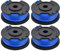 Lot de 4 bobines de rechange pour débroussailleuse Ryobi One+ AC14RL3A, OLT1832 RAC124, 18 V, 24 V, 40 V