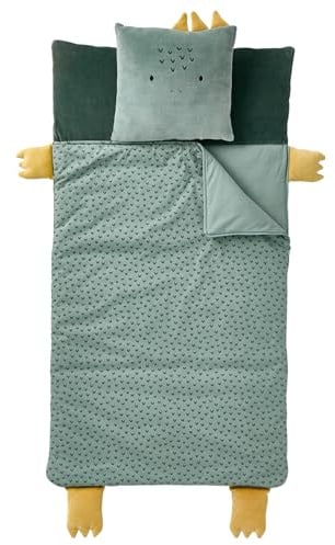 Vertbaudet Kinder Schlafsack-Set mit Kissen TIERE