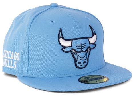 New Era NBA Chicago Bulls 59FIFTY Fitted Cap Sky Blue, 7 3/8