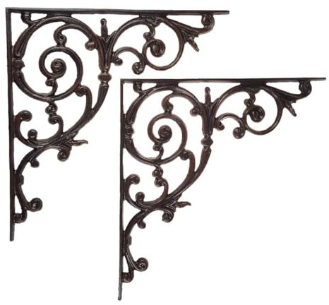 vianmo Wand Halterung Regalhalter Regalträger Eckwinkel #84536 2er Set Gusseisen