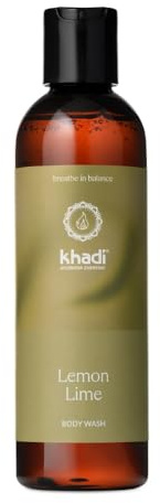 khadi Lemon Lime Bodywash, pflegendes Duschgel Zitrus, 200 ml | Mit Limette, Zitrone & Bergamotte: reinigt, pflegt, revitalisiert & harmonisiert, 100% zertifizierte Naturkosmetik