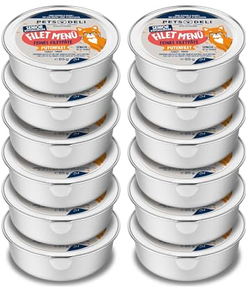 Pets Deli Senior Nassfutter für Katzen mit Putenfilet, 12x85g | Monoprotein Putenfilet für sensible Senioren, Vital Life Complex für Gelenke, getreidefrei, ohne Zucker, Premium Qualität