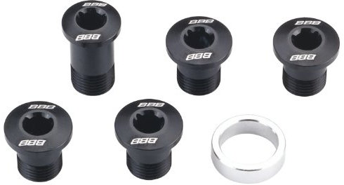 BBB Schrauben Befestigungsbolzen Kettenblattschrauben Torx Stars, Schwarz, Standard