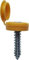 BargainBitz 25 X Yellow Number Plate Hinged Snap Cover Cap Screw Screws Car Np7 Free P&P