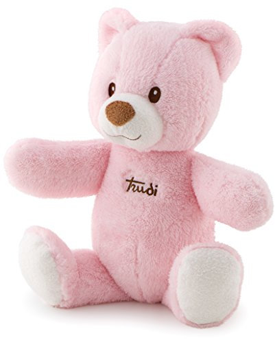 Trudi Orso Cremino rosa Peluche e Doudou carillon per neonati. Orsacchiotti Baby per bambini. Regalo neonato primi mesi | 25x35x13cm taglia M | Baby Cremino | modello 18121