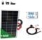 Kit 150W PRO 12V panel solar placa monocristalina células PERC de alta eficiencia para caravanas autocaravanas