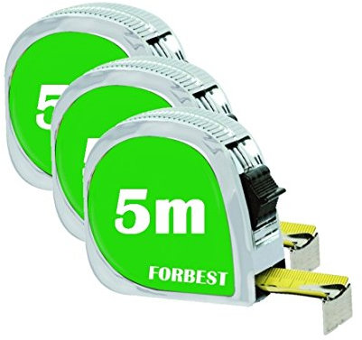 Flessometro/Metro autoretrattile 5m set 3 pezzi - OFFERTA!