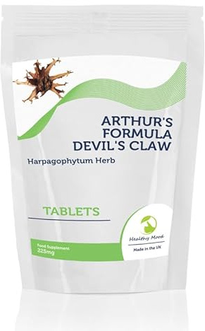 Devil's Claw Arthurs Formula Herb Harpagophytum 225mg 180 Tablets Pills Nutrition Health Food Supplements HEALTHY MOOD UK
