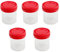 Romote 5x 40ml en plastique Graduierten KMH Mesureur stérile Récipient avec couvercle