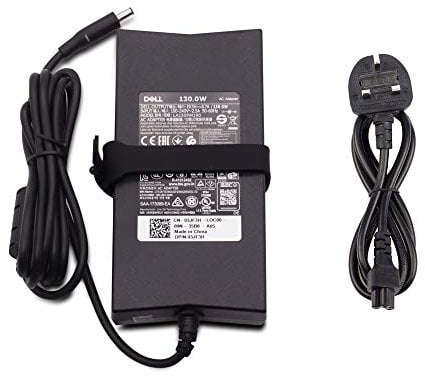 New Genuine Original AC Adapter 19.5V 6.7A 130W Compatible with Dell HA130PM160 Laptop Charger with 4.5mm x 3.0mm Pin Size Connector + 1 Year Warranty - Sold By Wikiparts