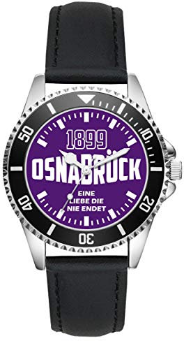 KIESENBERG Osnabrück Geschenk Artikel Idee Fan Uhr L-6090
