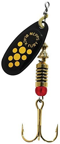Mepps – Black Fury Spoon, Size 2